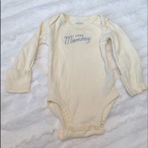NB Carter’s Long Sleeve Onesie